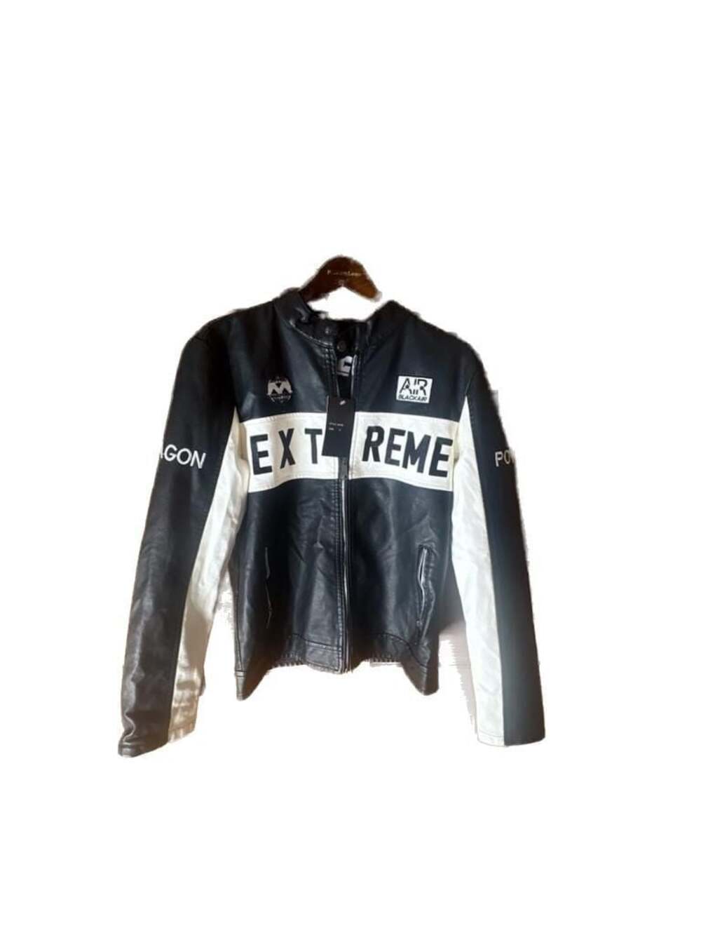 Chor Clothing Company Extreme Faux Leather Moto Biker Jacket